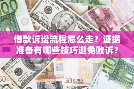 武汉借款诉讼流程怎么走？证据准备有哪些技巧避免败诉？