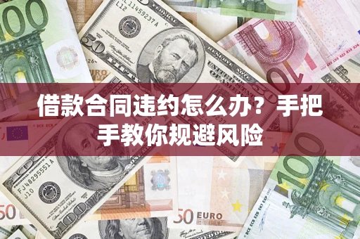 武汉借款合同违约怎么办？手把手教你规避风险
