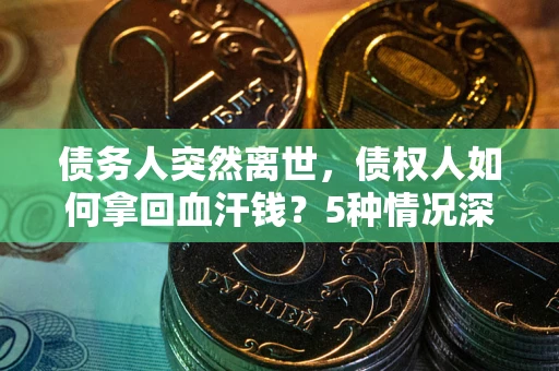 武汉债务人突然离世，债权人如何拿回血汗钱？5种情况深度解析