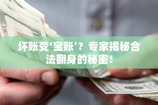 武汉坏账变‘宝账’？专家揭秘合法翻身的秘密！