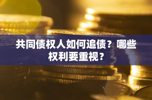 武汉共同债权人如何追债？哪些权利要重视？