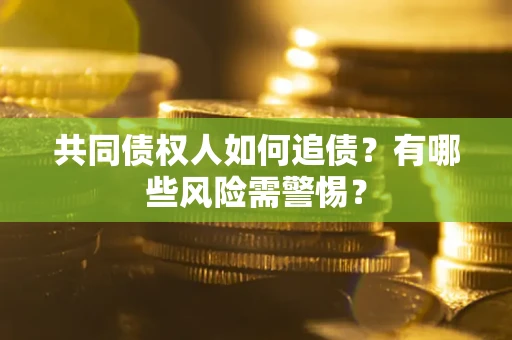 武汉共同债权人如何追债？有哪些风险需警惕？