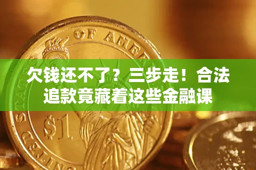 武汉欠钱还不了？三步走！合法追款竟藏着这些金融课