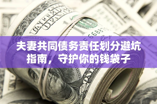 武汉夫妻共同债务责任划分避坑指南，守护你的钱袋子