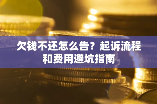 武汉欠钱不还怎么告?起诉流程和费用避坑指南 武汉欠钱不还怎么告?起诉流程和费用避坑指南