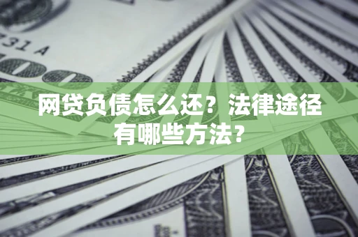 武汉网贷负债怎么还？法律途径有哪些方法？