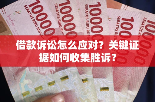 武汉借款诉讼怎么应对？关键证据如何收集胜诉？